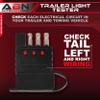 ABN Trailer Light Tester 4 Pin Trailer Plug Adapter - LED 4 Way Trailer Brake Light Tester for Inline Circuits view 2