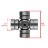 Caltric U-Joint Kit Compatible with Polaris Sportsman 700 Efi 4X4 2003-2007 Front/Rear Drive Shaft view 2