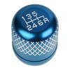 Auto Dynasty Aluminum Netted Style 6-Speed Manual Transmission Stick Shift Knob, Universal Fit, Light Blue view 2