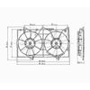 CPP Dual Cooling Fan for 2004-2006 Lexus ES330 LX3115111 view 1