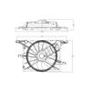 CPP Single Cooling Fan for Pontiac Solstice, Saturn Sky GM3115214 view 1