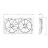 CPP Dual Cooling Fan for Toyota Camry, Venza TO3115164 view 1