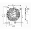CPP Single Cooling Fan for Nissan Frontier, Xterra NI3113106 view 1