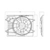 CPP Single Cooling Fan for 2007-2010 Hyundai Elantra HY3115120 view 1