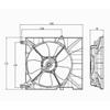 CPP Single Cooling Fan for Chevrolet Aveo, Aveo5 GM3117106 view 1
