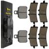 Caltric Front And Rear Brake Pads Compatible with Ducati 1199 Panigale S 2012-2016 view 1