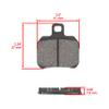 Caltric Front And Rear Brake Pads Compatible with Ducati 1199 Panigale S 2012-2016 view 3
