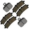 Caltric Front And Rear Brake Pads Compatible with Ducati 1199 Panigale S 2012-2016 view 4
