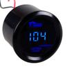 Etopars 2" 52mm Black Car Auto Digital Blue LED Light Water Temp Fahrenheit F LED Gauge view 1