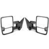 Mallofusa Pair Manual Telescoping Folding Towing Mirrors Compatible for Chevy Silverado GMC Sierra Tahoe Suburban Yukon XL view 2