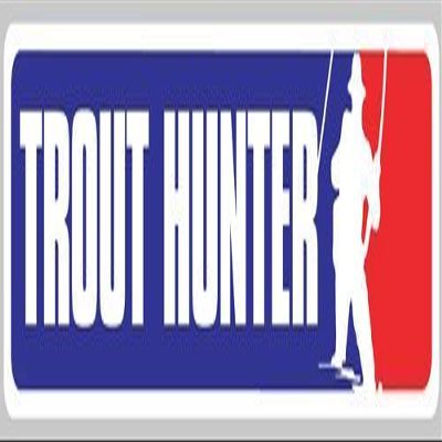 LPF USA MLB Style Trout Hunter Sticker (Fly Fishing Fish)