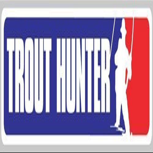LPF USA MLB Style Trout Hunter Sticker (Fly Fishing Fish)