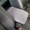 Fleece Center Console Cover for Chevy Malibu 2016-2025 USA Made Light Gray view 2