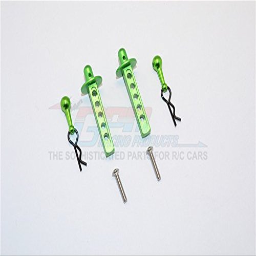 Thunder Tiger Kaiser XS Upgrade Parts Aluminum Front Body Post Mount - 1 Set Green