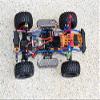 Thunder Tiger Kaiser XS Upgrade Parts Aluminum Front/Rear Chassis Stabilized Mount - 1Pc Set Black view 3