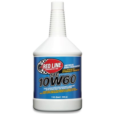 Red Line 11704 SAE 10W60 Fully Synthetic Motor Oil - 1 Quart