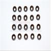 Spring Steel 4.0mm Ring Tilted OD:10.0mm,TK:3.0mm Countersink Screws - 20Pcs Set view 1