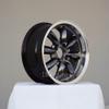 4 PCS ROTA RB WHEELS 15x6 PCD:4x95.25 OFFSET:25 HB:73 HYPERBLACK WITH POLISH LIP view 2
