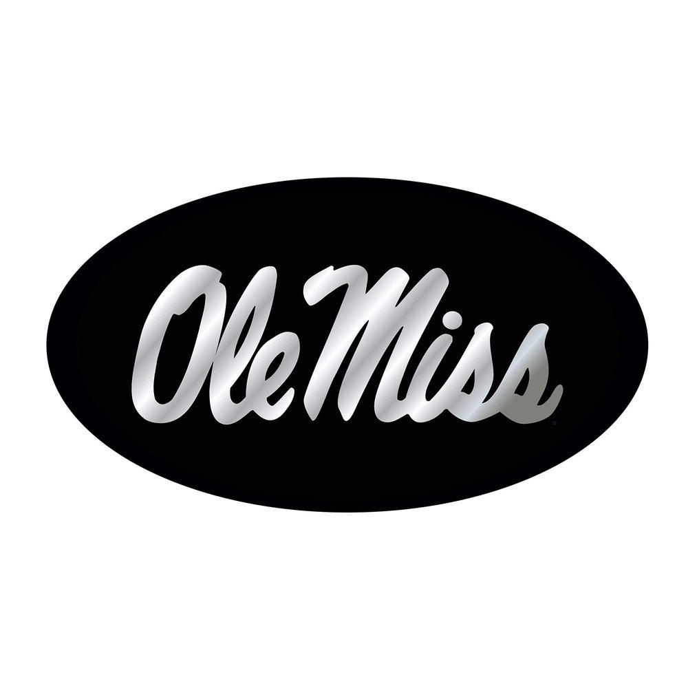 Mississippi Hitch Cover (BLK/SIL OLE MS HITCH COV (24101))
