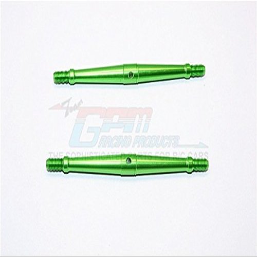 Aluminum 5mm Clockwise And Anticlockwise Turnbuckles (Total Length 90mm - Both Side Thread 9.5mm) - 1Pr Green