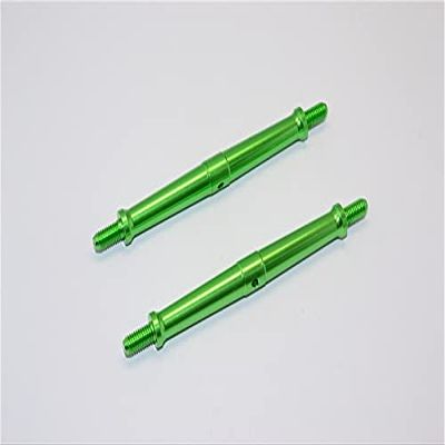Aluminum 5mm Clockwise And Anticlockwise Turnbuckles (Total Length 101mm - Both Side Thread 11mm) - 1Pr Green
