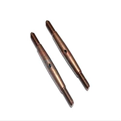 Spring Steel 4mm Clockwise And Anticlockwise Turnbuckles (Total Length 55mm - Both Side Thread 8.5mm, Body 38mm) - 1Pr
