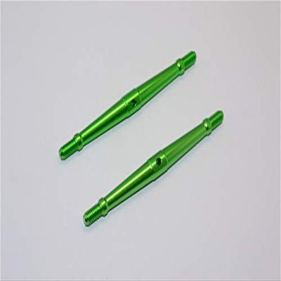 Aluminum 5mm Clockwise And Anticlockwise Turnbuckles (Total Length 87mm - Both Side Thread 10mm) - 1Pr Green