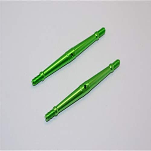 Aluminum 5mm Clockwise And Anticlockwise Turnbuckles (Total Length 87mm - Both Side Thread 10mm) - 1Pr Green