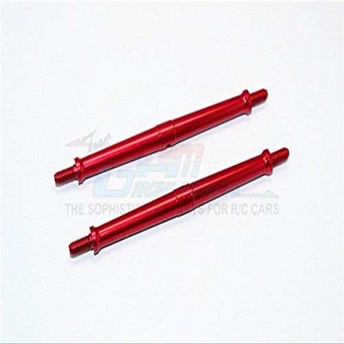 Aluminum 5mm Clockwise And Anticlockwise Turnbuckles (Total Length 117mm - Both Side Thread 11mm) - 1Pr Red