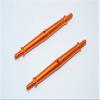Aluminum 5mm Clockwise And Anticlockwise Turnbuckles (Total Length 96mm - Both Side Thread 11mm) - 1Pr Orange view 1
