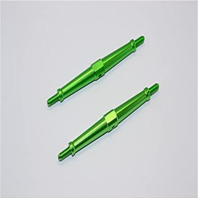 Aluminum 4mm Clockwise And Anticlockwise Turnbuckles (Total Length 86.5mm - Both Side Thread 9.5mm) - 1Pr Green