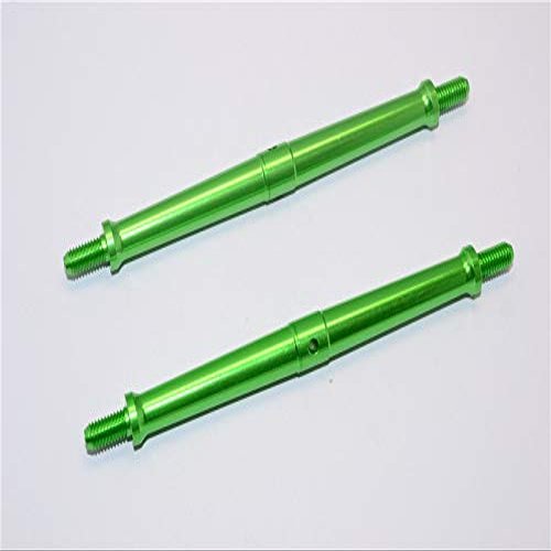 Aluminum 5mm Clockwise And Anticlockwise Turnbuckles (Total Length 117mm - Both Side Thread 11mm) - 1Pr Green