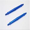 Aluminum 5mm Clockwise And Anticlockwise Turnbuckles (Total Length 101mm - Both Side Thread 11mm) - 1Pr Blue view 1