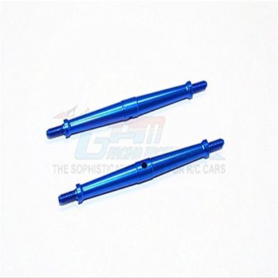 Aluminum 4mm Clockwise And Anticlockwise Turnbuckles (Total Length 96mm - Both Side Thread 10mm) - 1Pr Blue