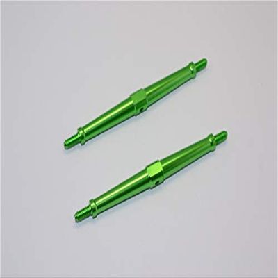 Aluminum 4mm Clockwise And Anticlockwise Turnbuckles (Total Length 97.5mm - Both Side Thread 9.5mm) - 1Pr Green