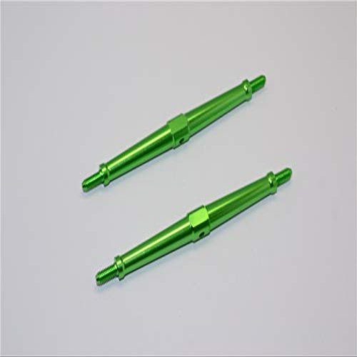 Aluminum 4mm Clockwise And Anticlockwise Turnbuckles (Total Length 97.5mm - Both Side Thread 9.5mm) - 1Pr Green