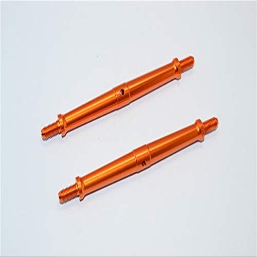 Aluminum 5mm Clockwise And Anticlockwise Turnbuckles (Total Length 101mm - Both Side Thread 11mm) - 1Pr Orange