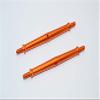 Aluminum 5mm Clockwise And Anticlockwise Turnbuckles (Total Length 101mm - Both Side Thread 11mm) - 1Pr Orange view 1