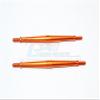 Aluminum 4mm Clockwise And Anticlockwise Turnbuckles (Total Length 115.5mm - Both Side Thread 12mm) - 1Pr Orange view 1