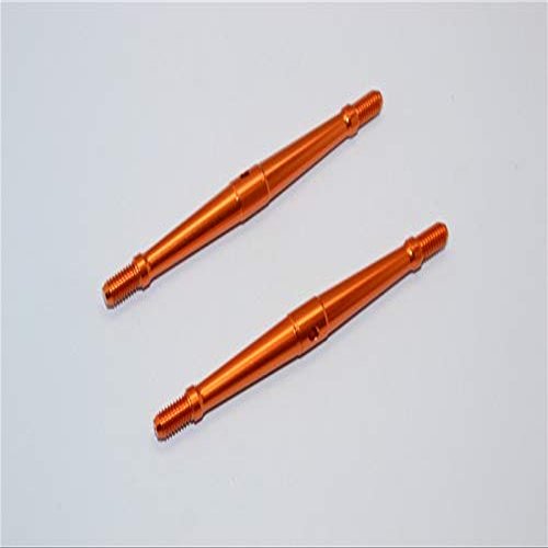 Aluminum 5mm Clockwise And Anticlockwise Turnbuckles (Total Length 87mm - Both Side Thread 10mm) - 1Pr Orange