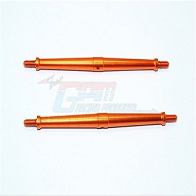 Aluminum 4mm Clockwise And Anticlockwise Turnbuckles (Total Length 120.5mm - Both Side Thread 10mm) - 1Pr Orange