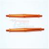 Aluminum 4mm Clockwise And Anticlockwise Turnbuckles (Total Length 120.5mm - Both Side Thread 10mm) - 1Pr Orange view 1