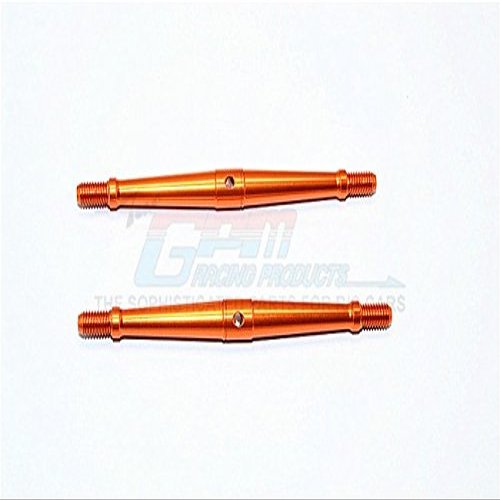 Aluminum 5mm Clockwise And Anticlockwise Turnbuckles (Total Length 90mm - Both Side Thread 9.5mm) - 1Pr Orange