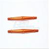 Aluminum 5mm Clockwise And Anticlockwise Turnbuckles (Total Length 90mm - Both Side Thread 9.5mm) - 1Pr Orange view 1