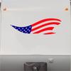 USA Flag Stars and Stripes Motorhome Stripe Kit- RV Stickers - Trailer Stickers- Camper Vinyl Decal- Sticker Graphic- Motorhome Decals- RV Stripe Kit-us003 view 1