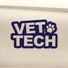 Nashville Decals Vet Tech Vinyl Decal Laptop Car Truck Bumper Window Sticker - Navy view 1