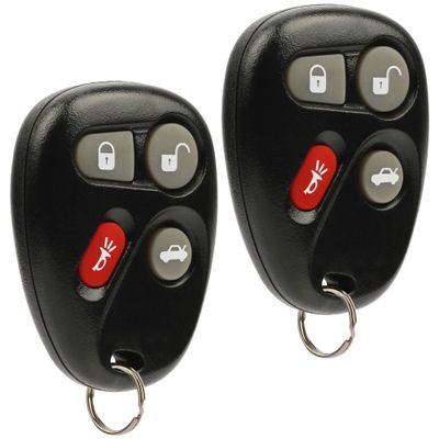 Car Key Fob Keyless Entry Remote fits Chevy Corvette Malibu SSR / Pontiac Bonneville Grand Am / Buick Lesabre / Cadillac Deville Seville / Oldsmobile Alero Aurora (KOBLEAR1XT, 25695954), Set of 2