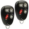 Car Key Fob Keyless Entry Remote fits Chevy Corvette Malibu SSR / Pontiac Bonneville Grand Am / Buick Lesabre / Cadillac Deville Seville / Oldsmobile Alero Aurora (KOBLEAR1XT, 25695954), Set of 2 view 1