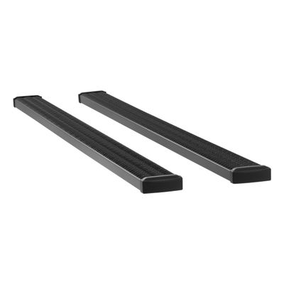 FTNF Luverne 415114-400829 Grip Step Black Aluminum 114-In Wheel to Wheel Running Boards, Select Ford F-250, F-350 Super Duty