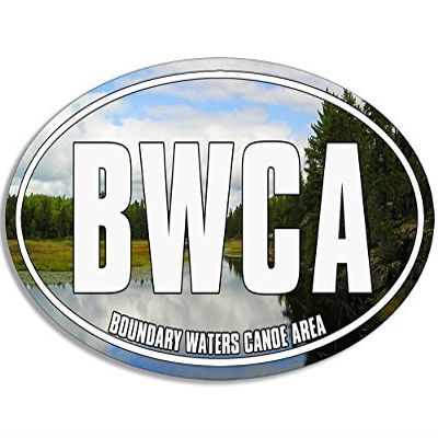 LPF USA Oval BWCA Boundry Waters Canoe Trail Sticker (Minnesota Wilderness)